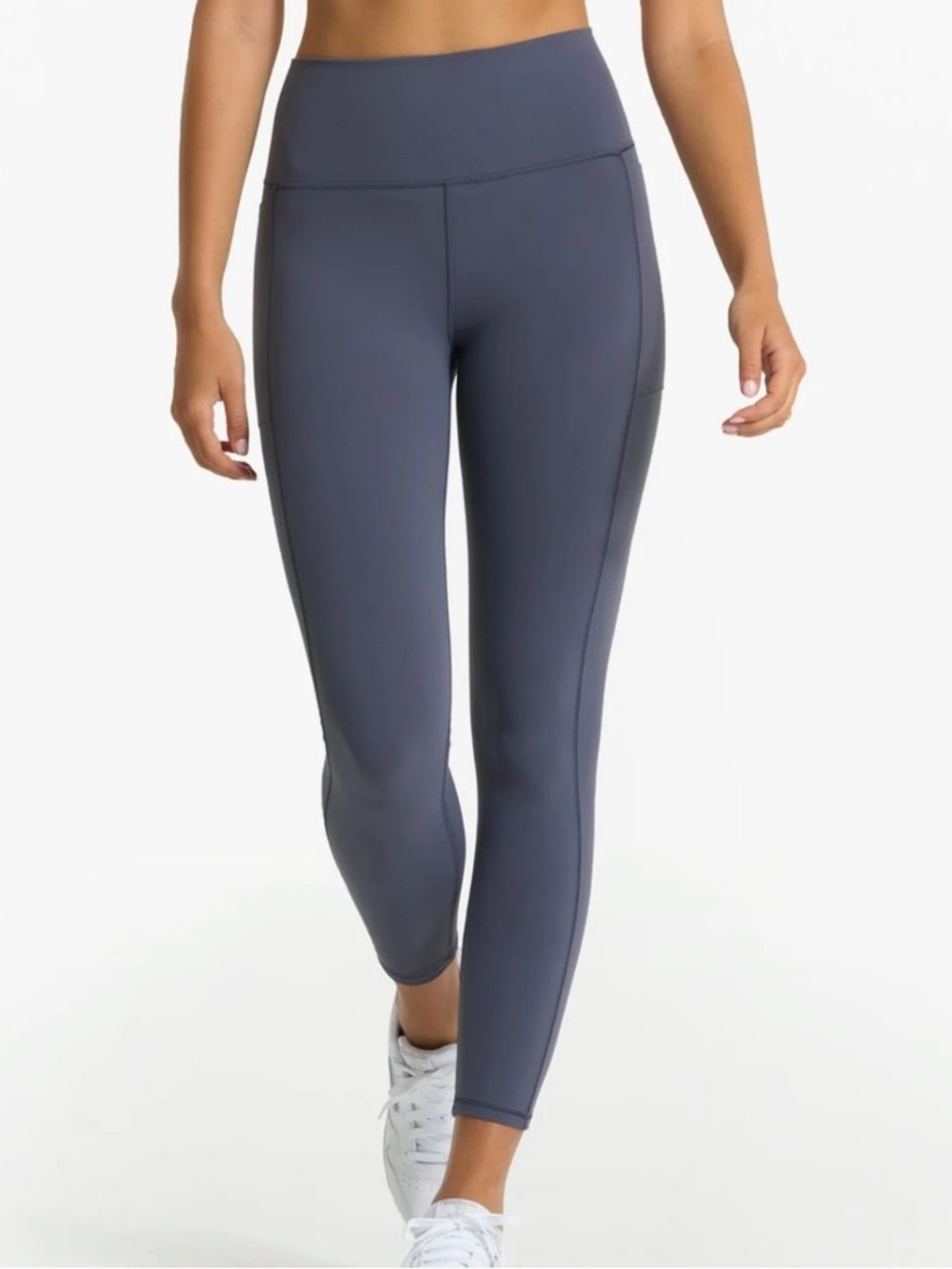 Vuori Grey Workout Gym Athleisure Studio Pocket Leggings - XL